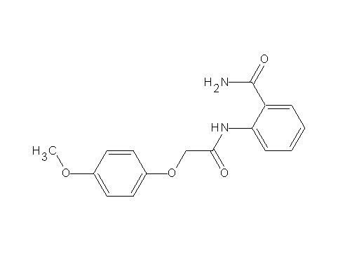 2-{[(4-methoxyphenoxy)acetyl]amino}benzamide