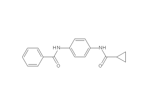 N-{4-[(cyclopropylcarbonyl)amino]phenyl}benzamide
