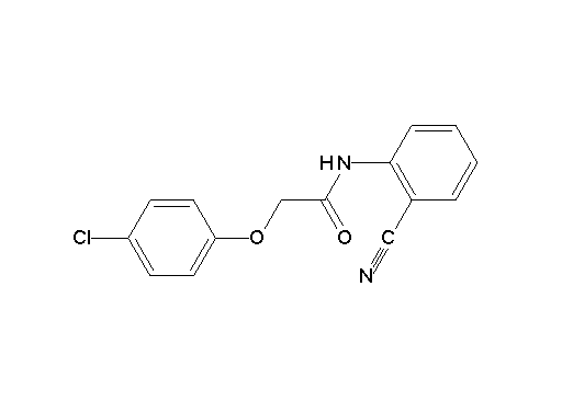2-(4-chlorophenoxy)-N-(2-cyanophenyl)acetamide