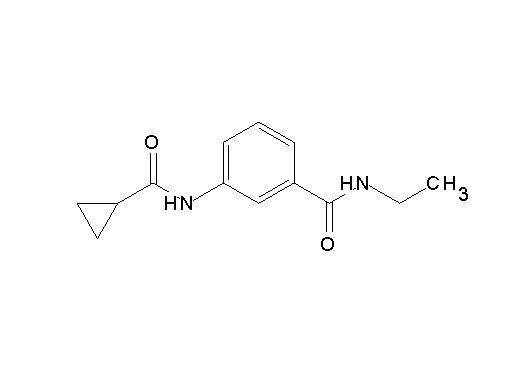 3-[(cyclopropylcarbonyl)amino]-N-ethylbenzamide