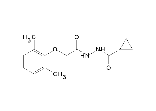 N'-[2-(2,6-dimethylphenoxy)acetyl]cyclopropanecarbohydrazide