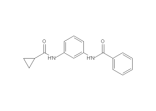 N-{3-[(cyclopropylcarbonyl)amino]phenyl}benzamide