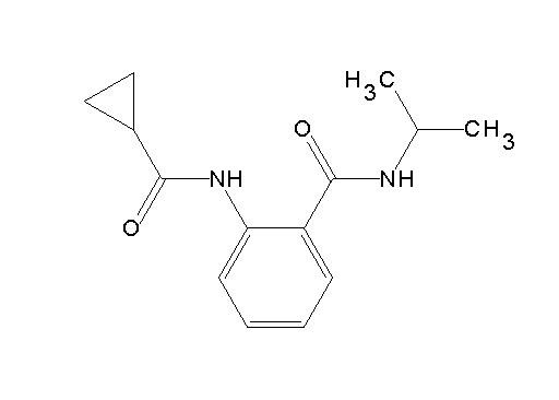 2-[(cyclopropylcarbonyl)amino]-N-isopropylbenzamide