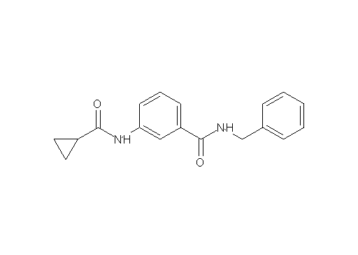 N-benzyl-3-[(cyclopropylcarbonyl)amino]benzamide - Click Image to Close