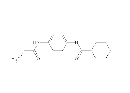 N-[4-(propionylamino)phenyl]cyclohexanecarboxamide - Click Image to Close