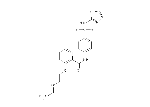 2-(2-ethoxyethoxy)-N-{4-[(1,3-thiazol-2-ylamino)sulfonyl]phenyl}benzamide