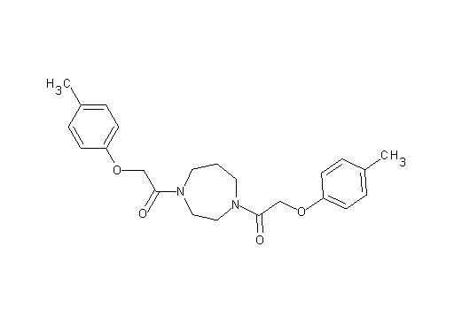 1,4-bis[(4-methylphenoxy)acetyl]-1,4-diazepane
