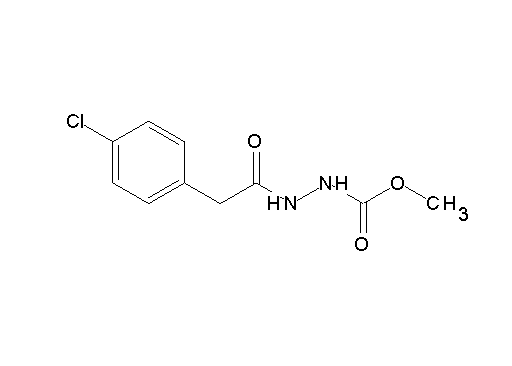 methyl 2-[(4-chlorophenyl)acetyl]hydrazinecarboxylate