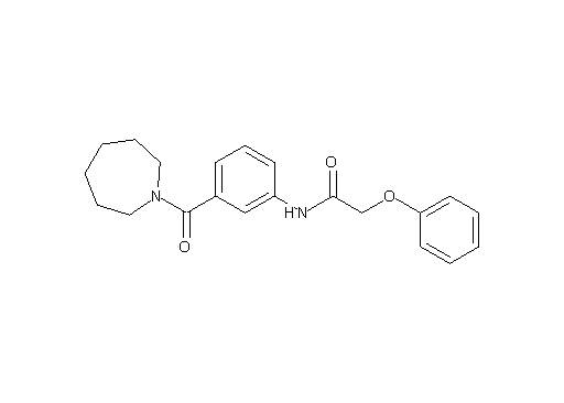 N-[3-(1-azepanylcarbonyl)phenyl]-2-phenoxyacetamide