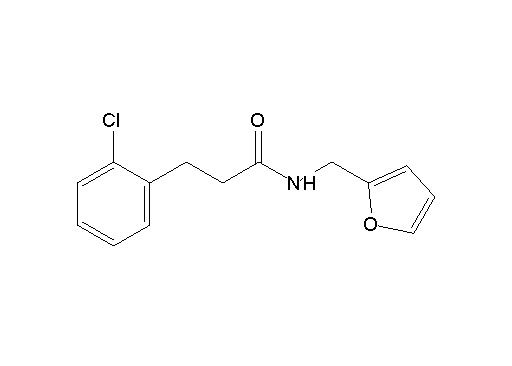 3-(2-chlorophenyl)-N-(2-furylmethyl)propanamide