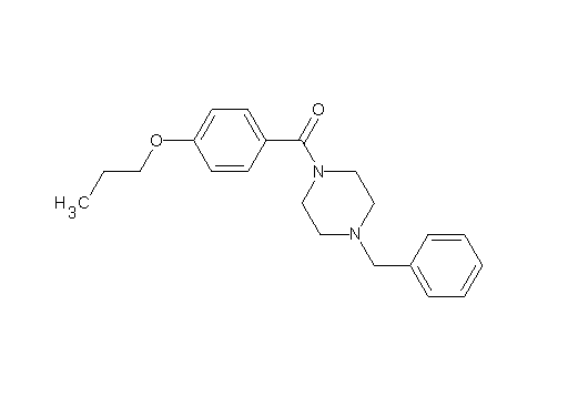 1-benzyl-4-(4-propoxybenzoyl)piperazine
