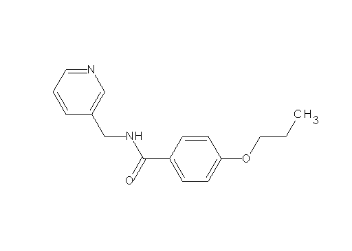 4-propoxy-N-(3-pyridinylmethyl)benzamide