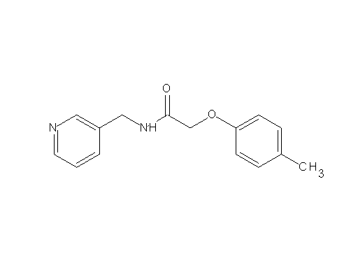 2-(4-methylphenoxy)-N-(3-pyridinylmethyl)acetamide