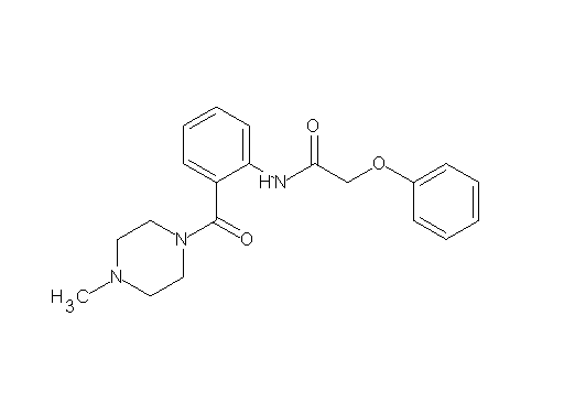 N-{2-[(4-methyl-1-piperazinyl)carbonyl]phenyl}-2-phenoxyacetamide