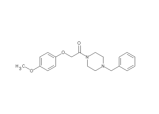 1-benzyl-4-[(4-methoxyphenoxy)acetyl]piperazine
