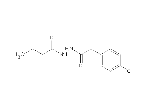 N'-[2-(4-chlorophenyl)acetyl]butanohydrazide
