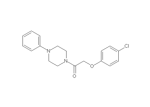 1-[(4-chlorophenoxy)acetyl]-4-phenylpiperazine