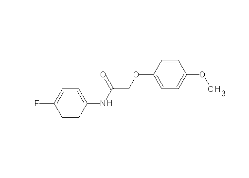 N-(4-fluorophenyl)-2-(4-methoxyphenoxy)acetamide