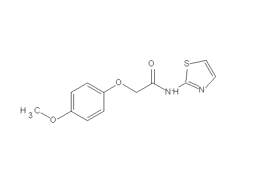 2-(4-methoxyphenoxy)-N-1,3-thiazol-2-ylacetamide