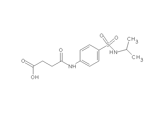 4-({4-[(isopropylamino)sulfonyl]phenyl}amino)-4-oxobutanoic acid