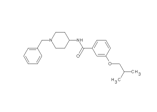 N-(1-benzyl-4-piperidinyl)-3-isobutoxybenzamide