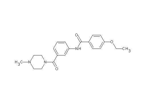 4-ethoxy-N-{3-[(4-methyl-1-piperazinyl)carbonyl]phenyl}benzamide