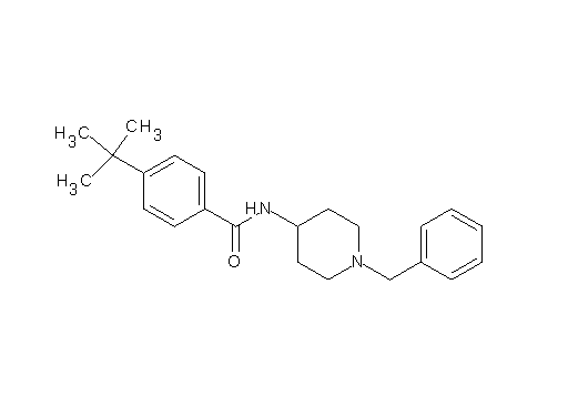 N-(1-benzyl-4-piperidinyl)-4-tert-butylbenzamide