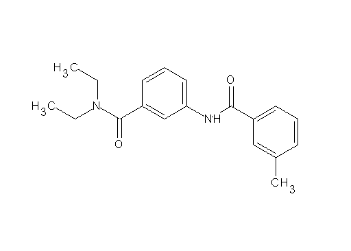 N-{3-[(diethylamino)carbonyl]phenyl}-3-methylbenzamide