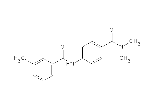 N-{4-[(dimethylamino)carbonyl]phenyl}-3-methylbenzamide