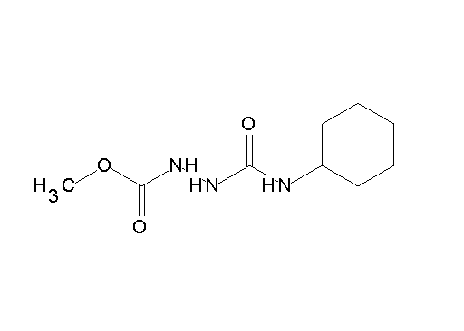 methyl 2-[(cyclohexylamino)carbonyl]hydrazinecarboxylate