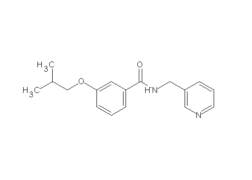 3-isobutoxy-N-(3-pyridinylmethyl)benzamide