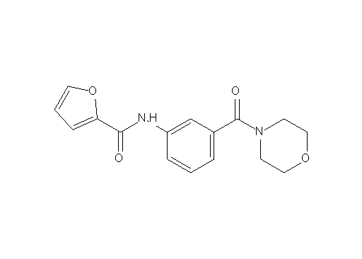 N-[3-(4-morpholinylcarbonyl)phenyl]-2-furamide