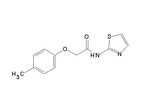 2-(4-methylphenoxy)-N-1,3-thiazol-2-ylacetamide