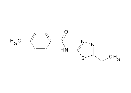 N-(5-ethyl-1,3,4-thiadiazol-2-yl)-4-methylbenzamide