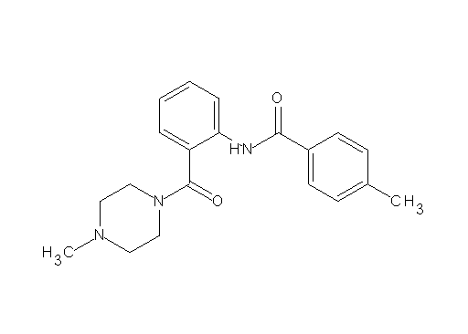 4-methyl-N-{2-[(4-methyl-1-piperazinyl)carbonyl]phenyl}benzamide