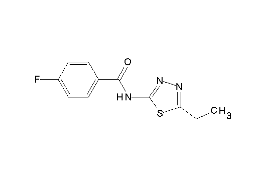 N-(5-ethyl-1,3,4-thiadiazol-2-yl)-4-fluorobenzamide