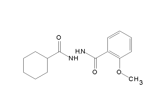 N'-(cyclohexylcarbonyl)-2-methoxybenzohydrazide