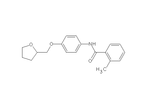 2-methyl-N-[4-(tetrahydro-2-furanylmethoxy)phenyl]benzamide - Click Image to Close