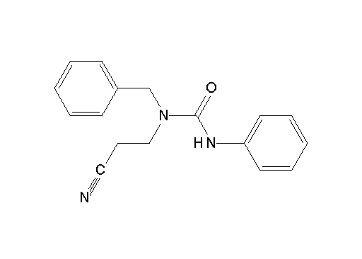 N-benzyl-N-(2-cyanoethyl)-N'-phenylurea