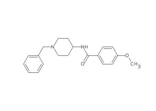 N-(1-benzyl-4-piperidinyl)-4-methoxybenzamide