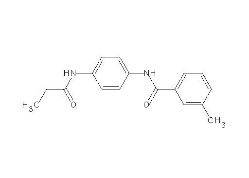 3-methyl-N-[4-(propionylamino)phenyl]benzamide - Click Image to Close