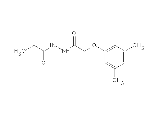 N'-[2-(3,5-dimethylphenoxy)acetyl]propanohydrazide