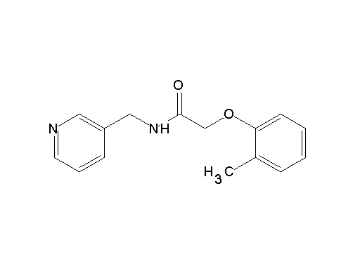 2-(2-methylphenoxy)-N-(3-pyridinylmethyl)acetamide