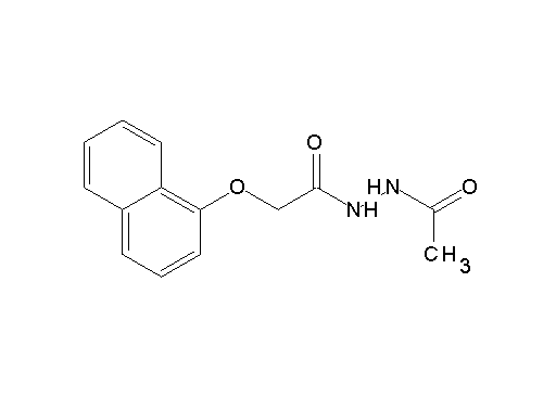 N'-acetyl-2-(1-naphthyloxy)acetohydrazide N'-acetyl-2-(1-naphthyloxy)acetohydrazide