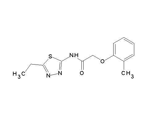 N-(5-ethyl-1,3,4-thiadiazol-2-yl)-2-(2-methylphenoxy)acetamide