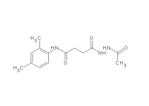 4-(2-acetylhydrazino)-N-(2,4-dimethylphenyl)-4-oxobutanamide - Click Image to Close