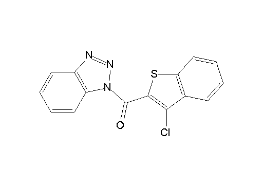 1-[(3-chloro-1-benzothien-2-yl)carbonyl]-1H-1,2,3-benzotriazole