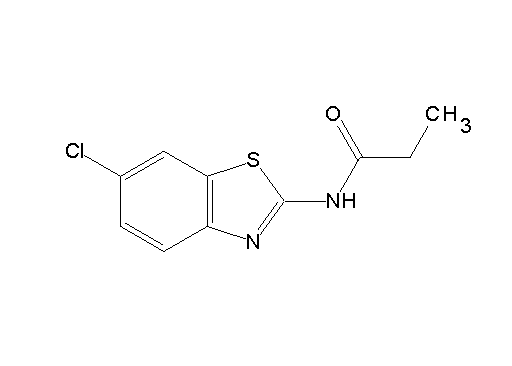 N-(6-chloro-1,3-benzothiazol-2-yl)propanamide - Click Image to Close
