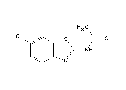 N-(6-chloro-1,3-benzothiazol-2-yl)acetamide