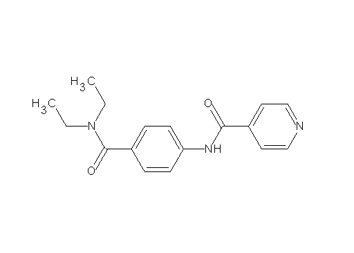 N-{4-[(diethylamino)carbonyl]phenyl}isonicotinamide